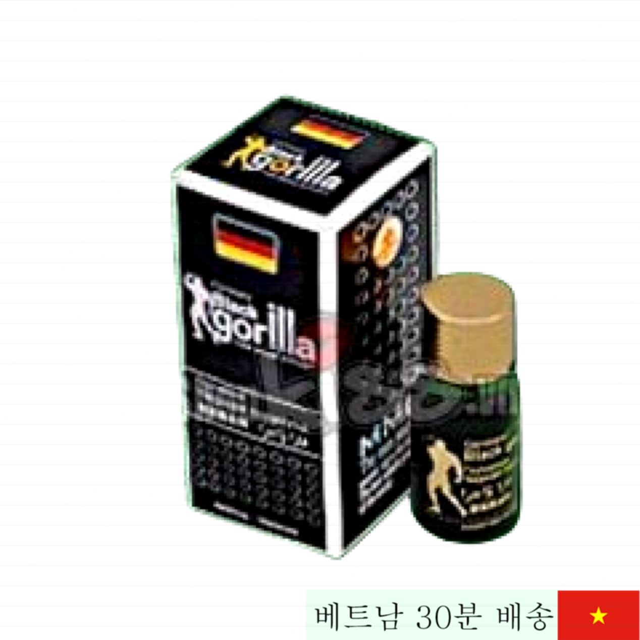 Black Gorilla 남성 기능 강화 발기 지속력 향상 건강 보조제 