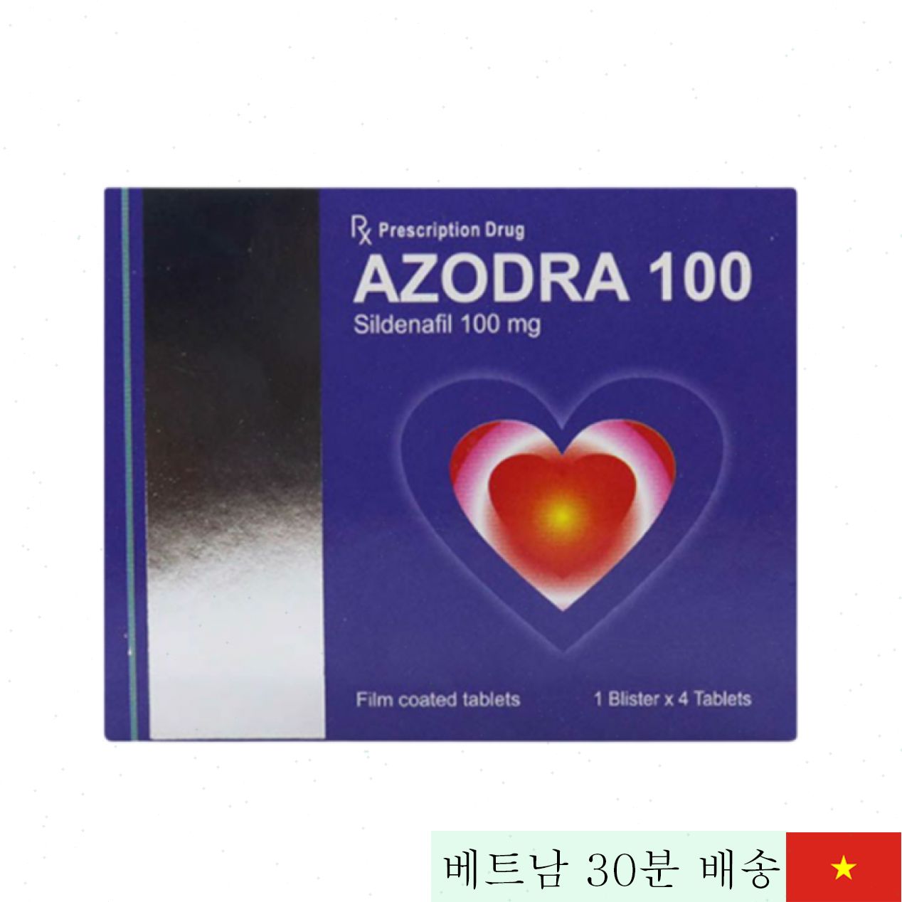 Azodra 100mg 남성력 강화 기능성 보조제 