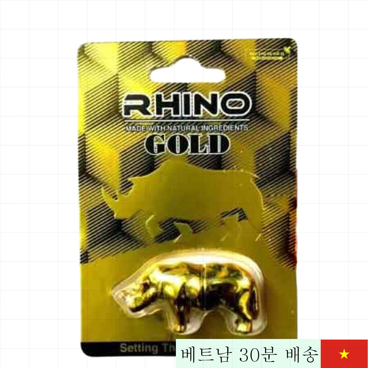 라이노 골드 플래티넘 5000 천연 허브 남성 발기 강화 