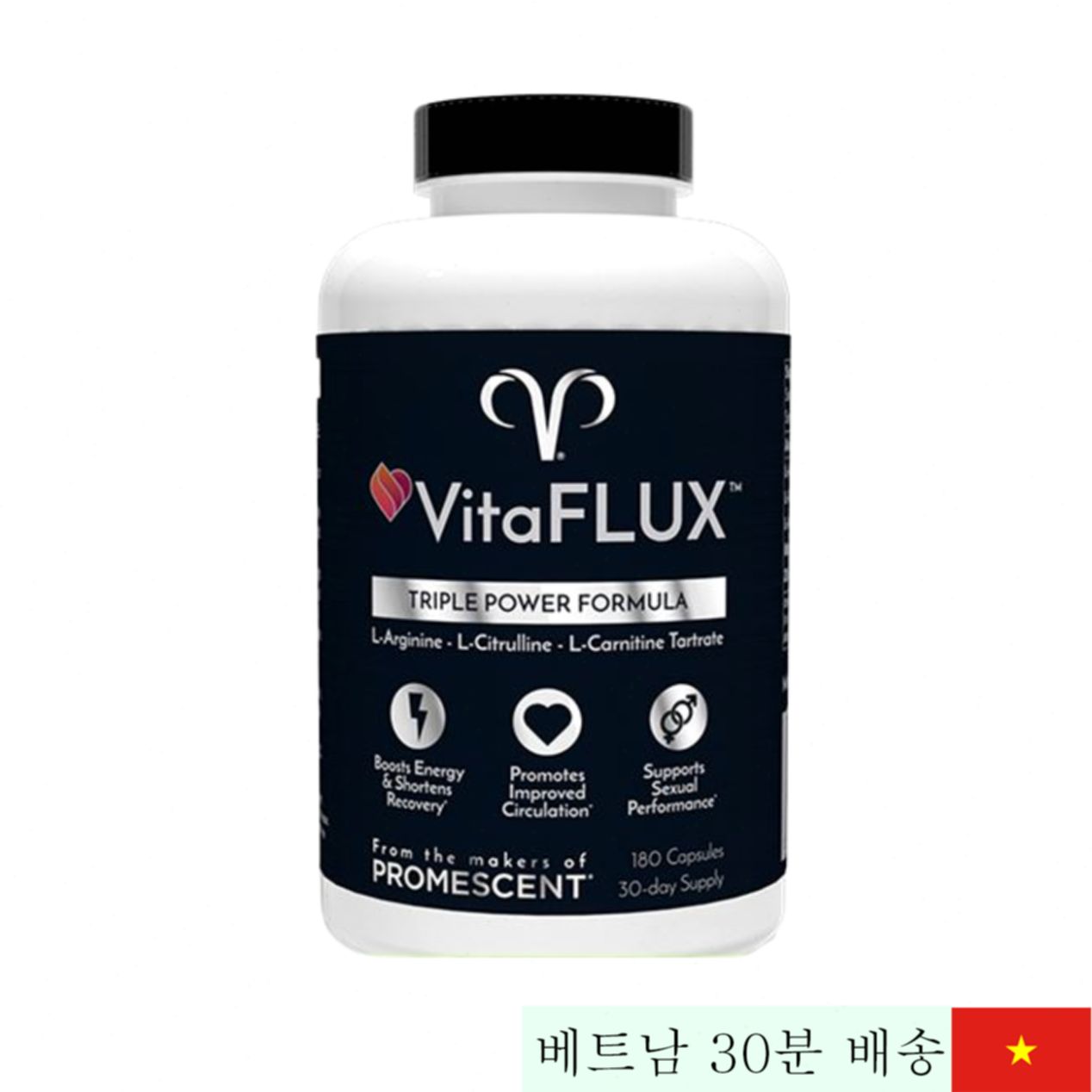 미국 프로메센트 비타플럭스 천연 남성 활력 증진제 