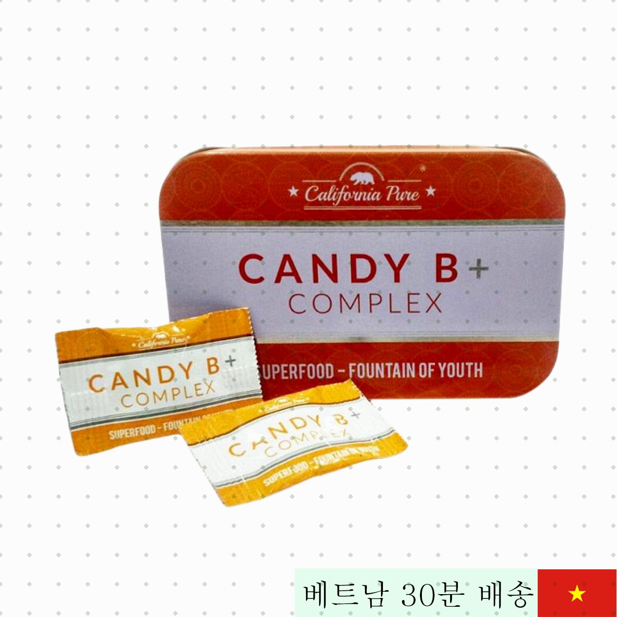미국 정품 B+ 복합 캔디 성기능 강장제 건강 개선 