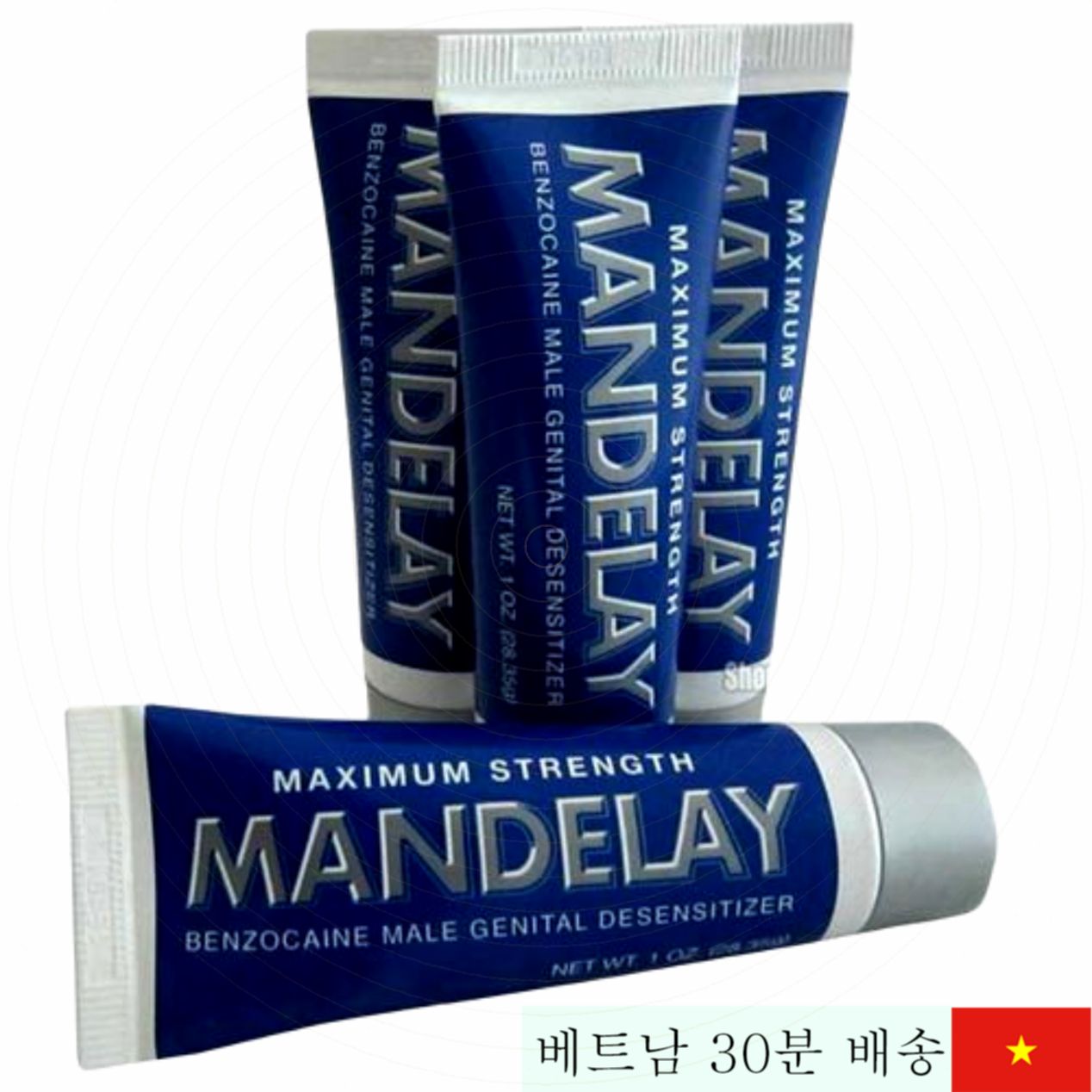 Mandelay 지연 젤 남성용 출혈 방지 고효능 