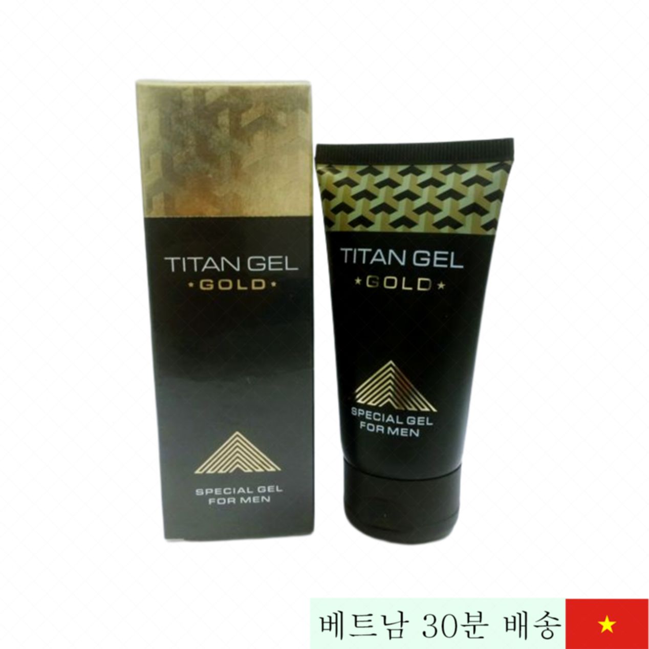 Titan Gold 러시아 남성용 강력 발기 및 확장 효과 젤 
