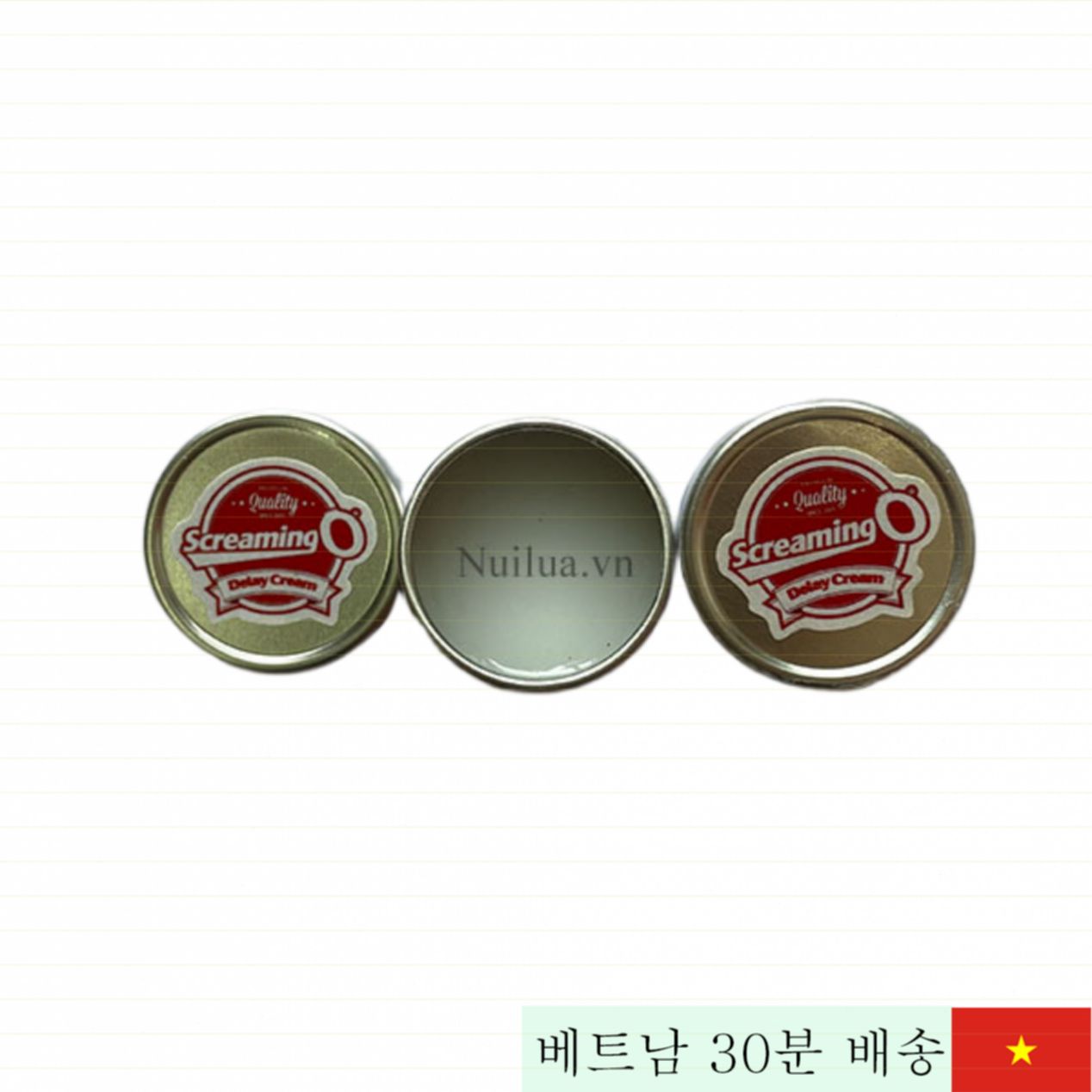 지속력 향상 스크리밍오 7% 지연 크림 