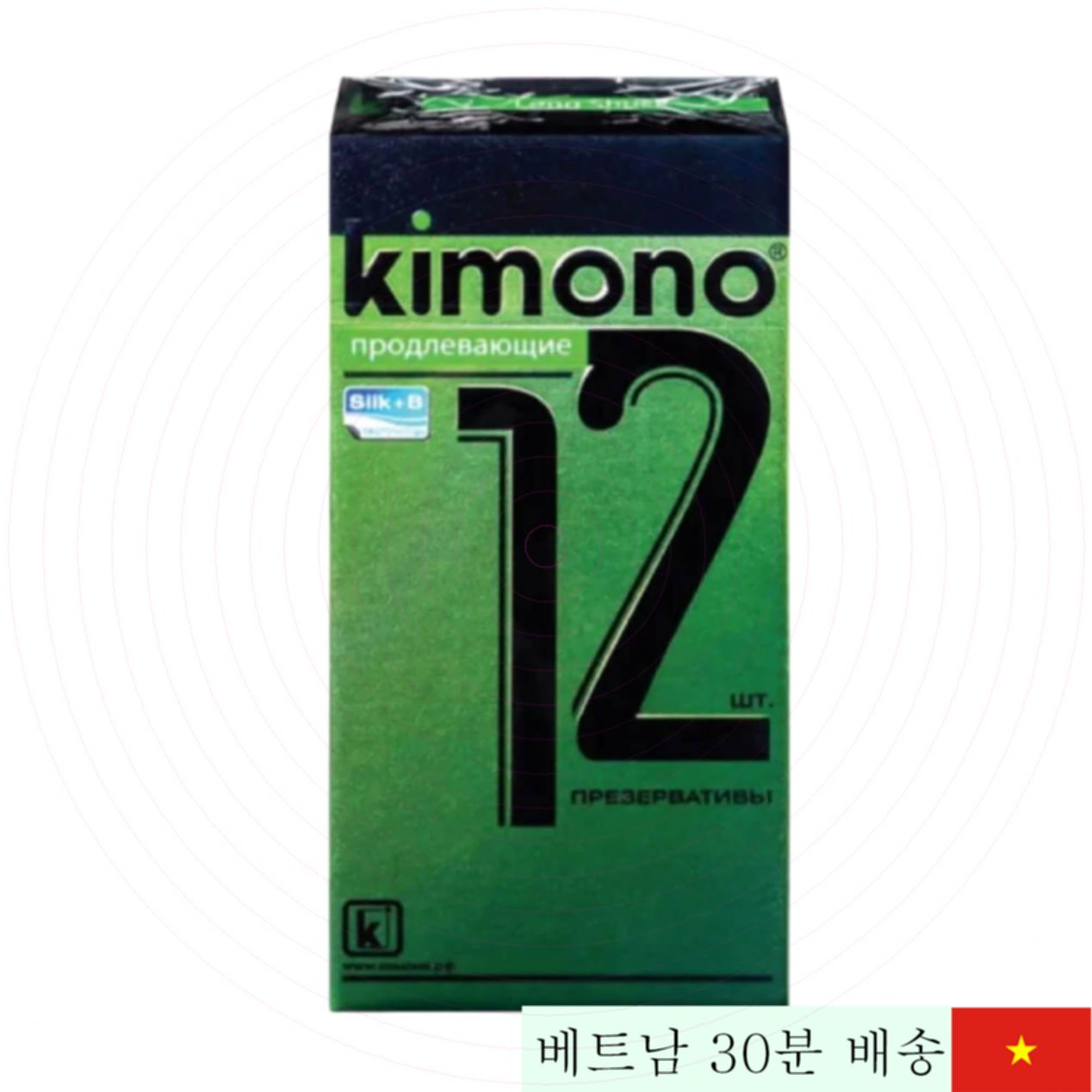 키모노 롱 쇼크 초박형 콘돔 지연 효과 러시아 정품 12입 