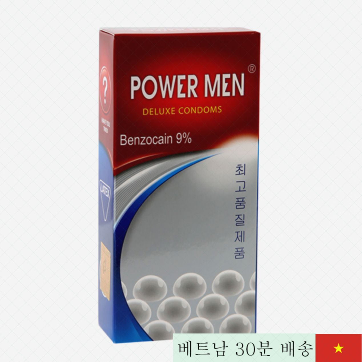 Powermen Longer Plus 12P 연장 자극 콘돔 고급형 