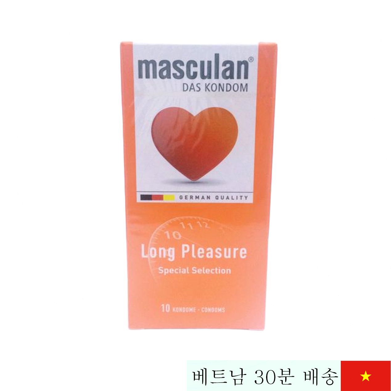 마스큘란 지연 콘돔 젤 함유 6선 돌기 독일산 강력 지연 