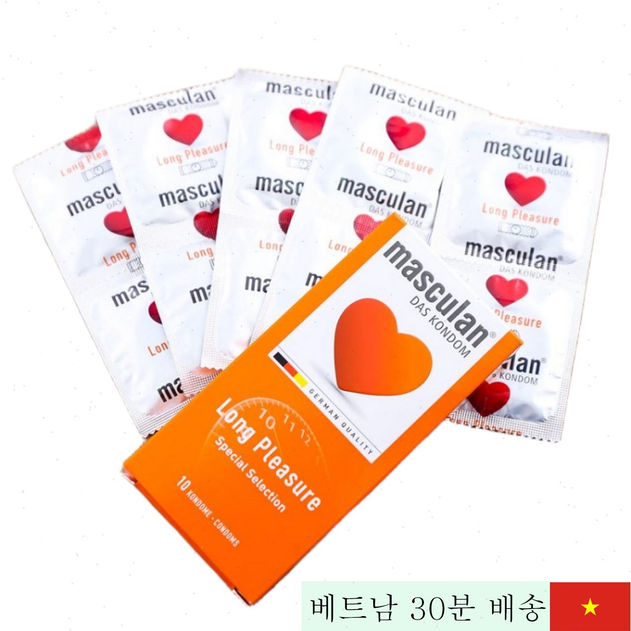 Masculan Li Ti 딜도 딸기향 연장 효과 빅 고객 만족 탁월 