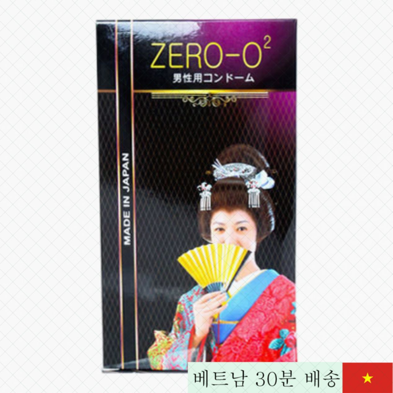 제로 O2 초박형 라텍스 콘돔 12pcs 자연감촉 일본산 