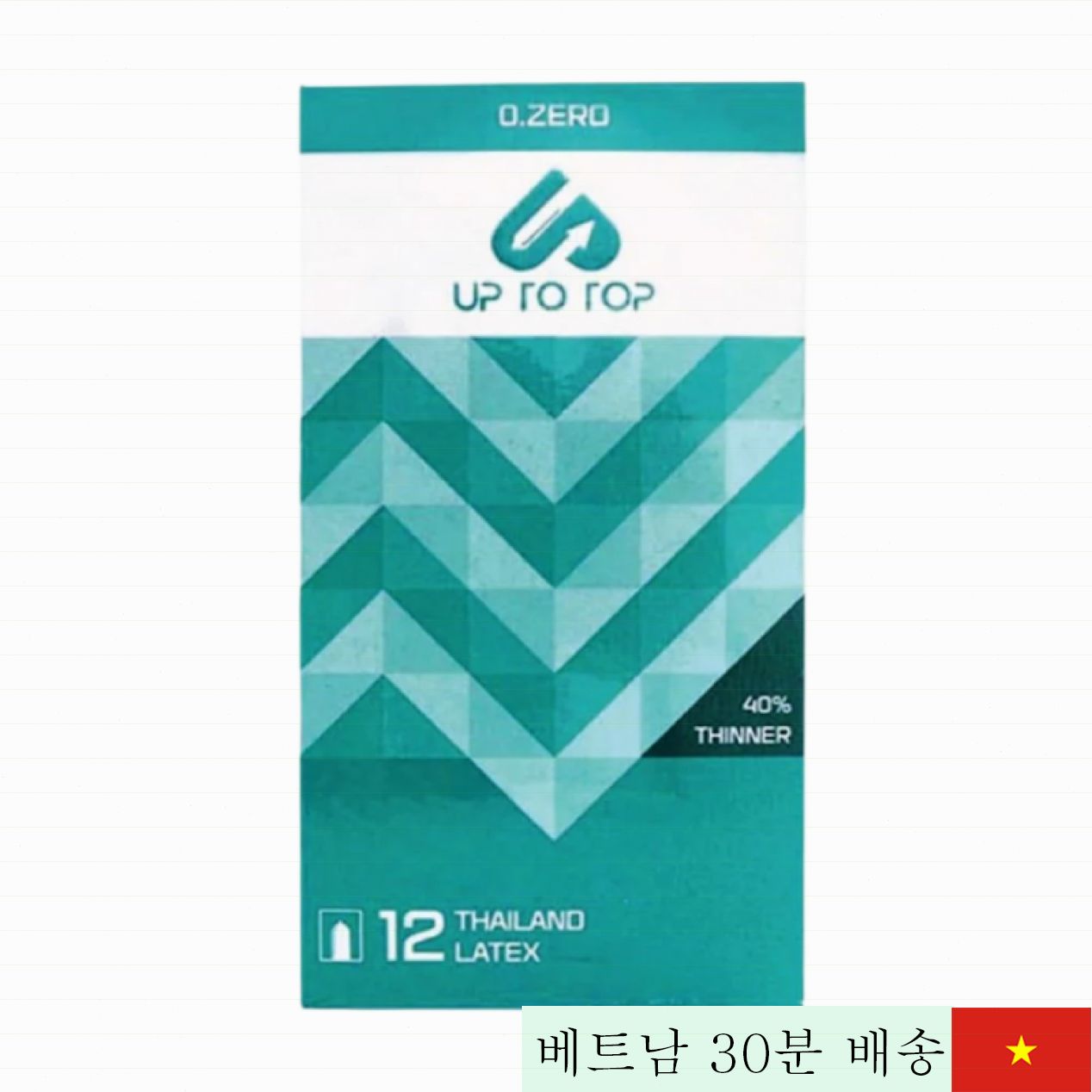 Up To Top 0.Zero 태국 슈퍼씬 콘돔 12개입 