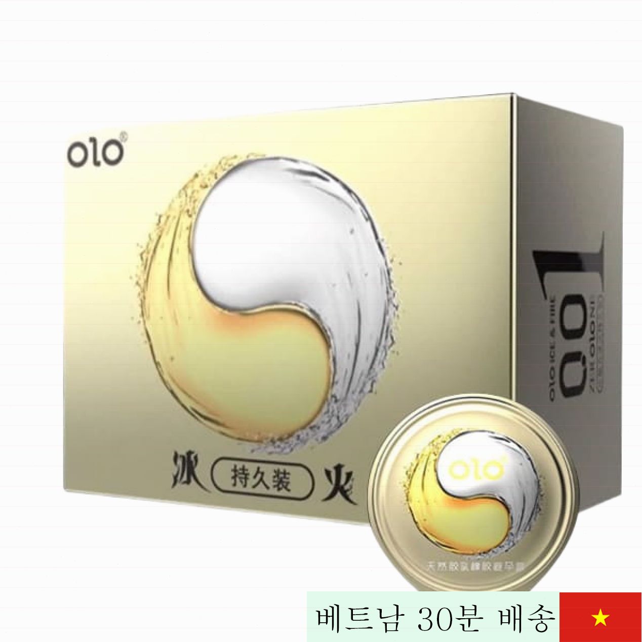 오로 아이스 앤 파이어 연장 콘돔 10개입 시원한 쾌감 