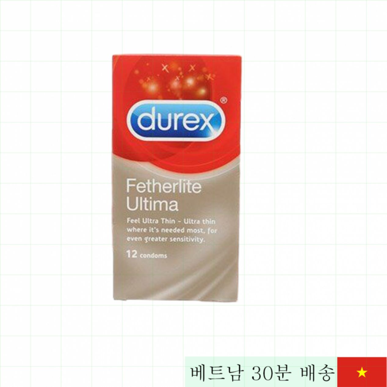 듀렉스 울트라 씬 페더라이트 12개 묶음 