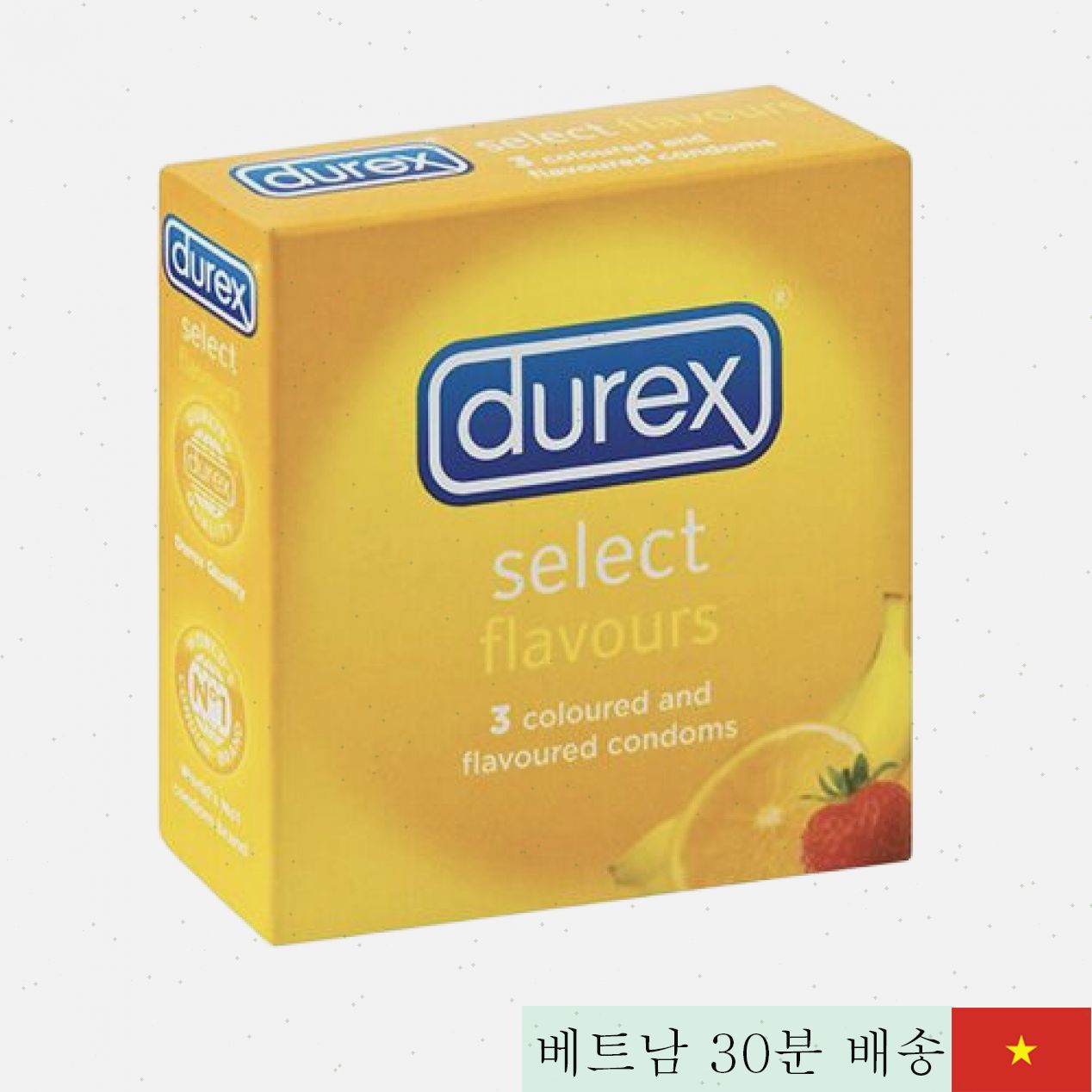 듀렉스 향 과일향 콘돔 딸기 오렌지 바나나 선택 가능 