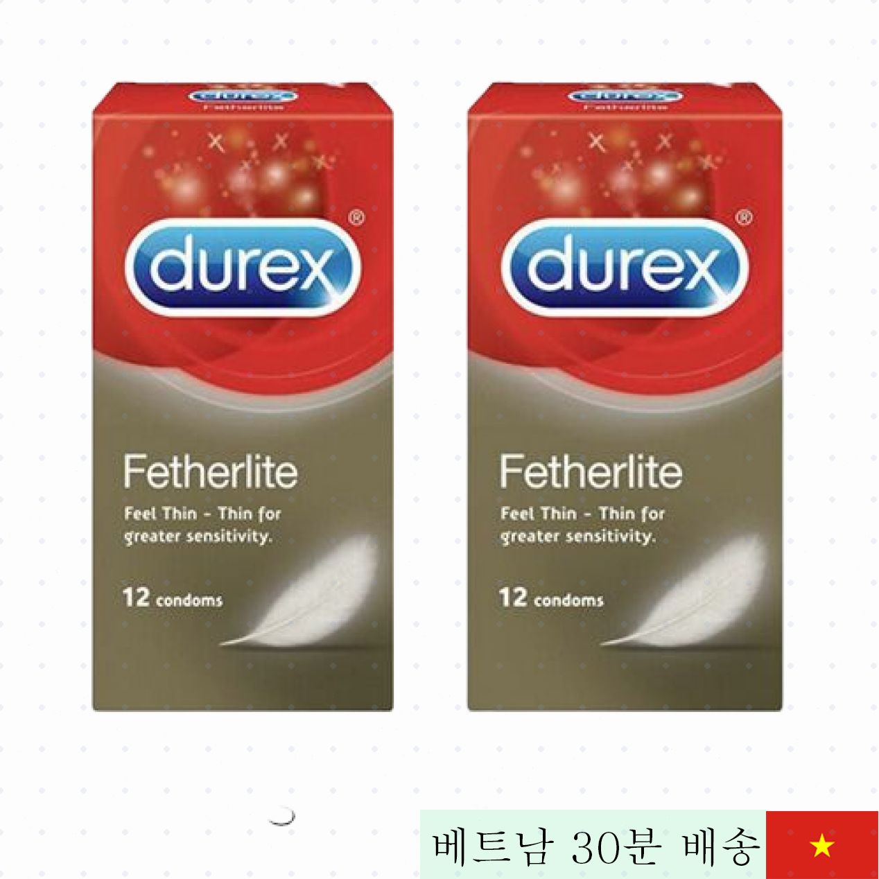 듀렉스 페더라이트 초박형 콘돔, 최고의 자연스러운 감촉 