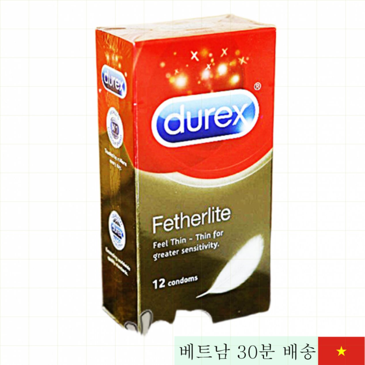 듀렉스 페더라이트 울트라 씬 12개입, 자연감 강화 