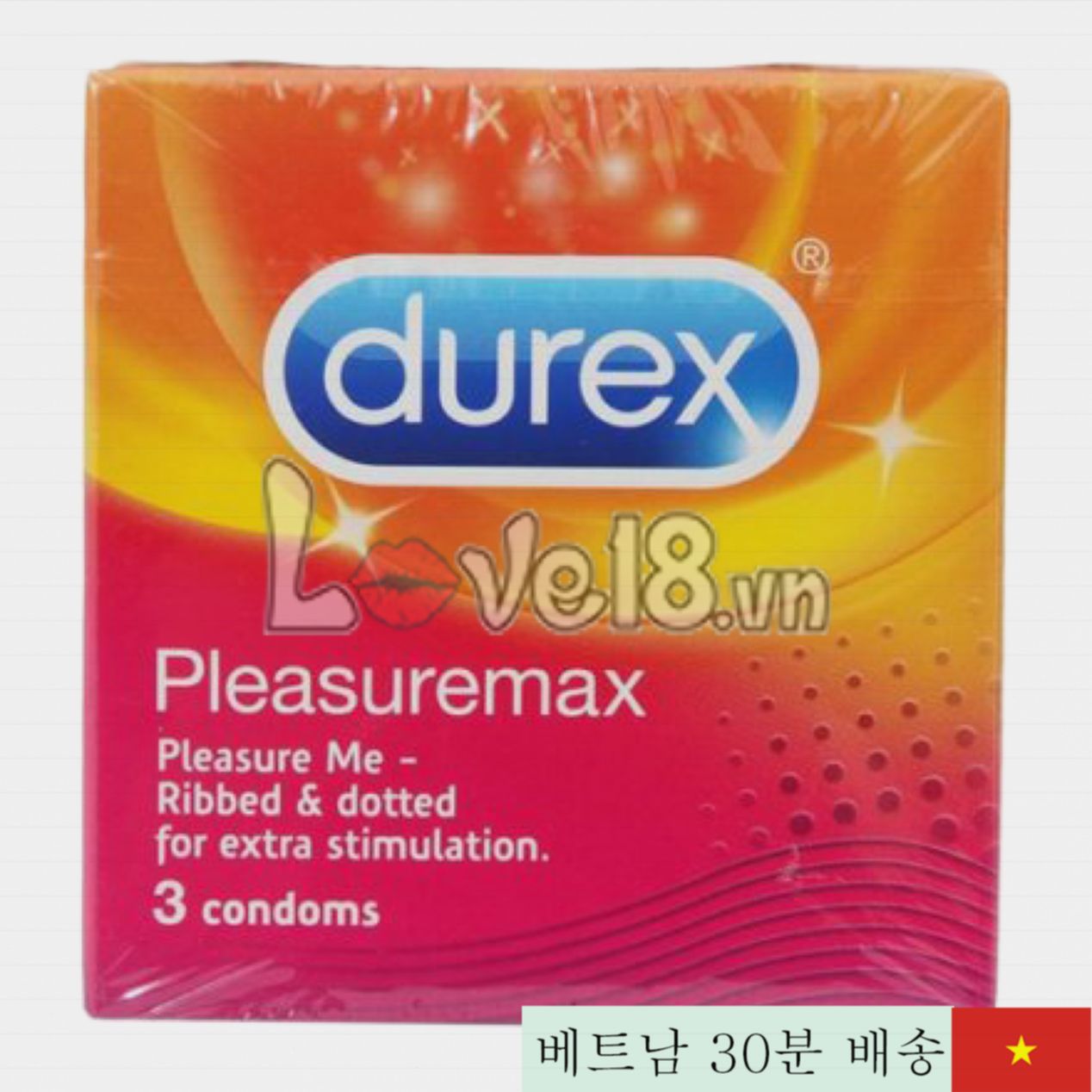 듀렉스 프레저맥스 요철 콘돔 3개입 안전 강력 