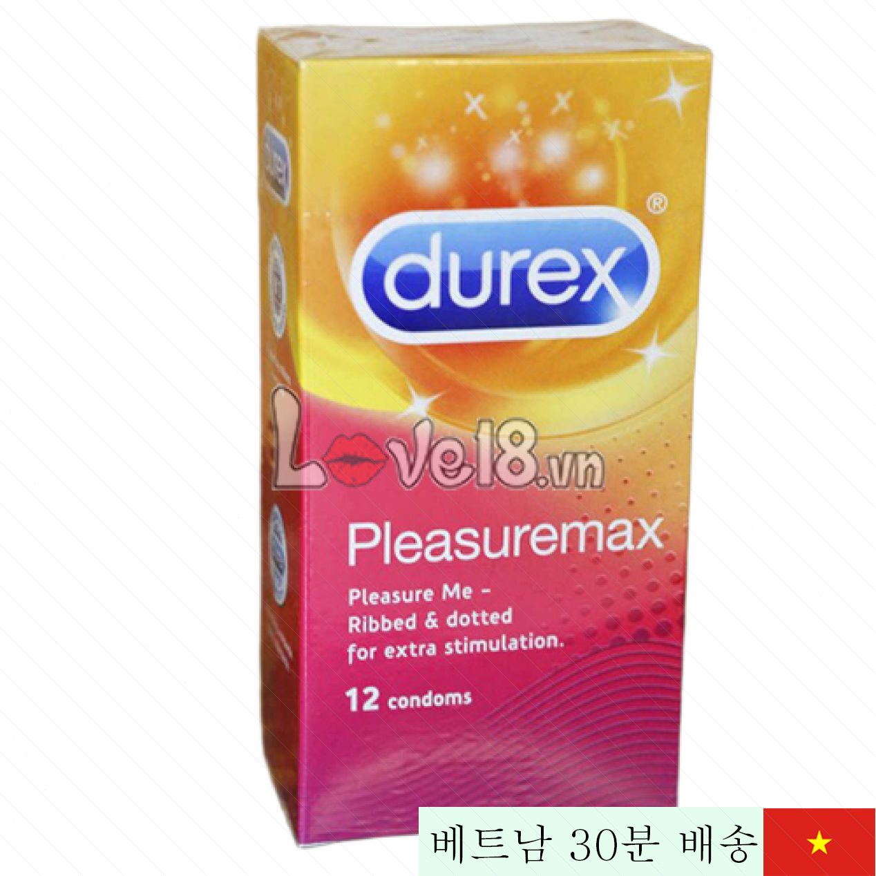 Durex Pleasuremax 울퉁불퉁 콘돔 12개입 