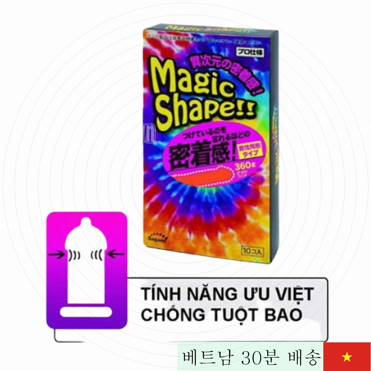 사가미 3D 돌기 콘돔 슈퍼씬 쾌감 유지 방지 