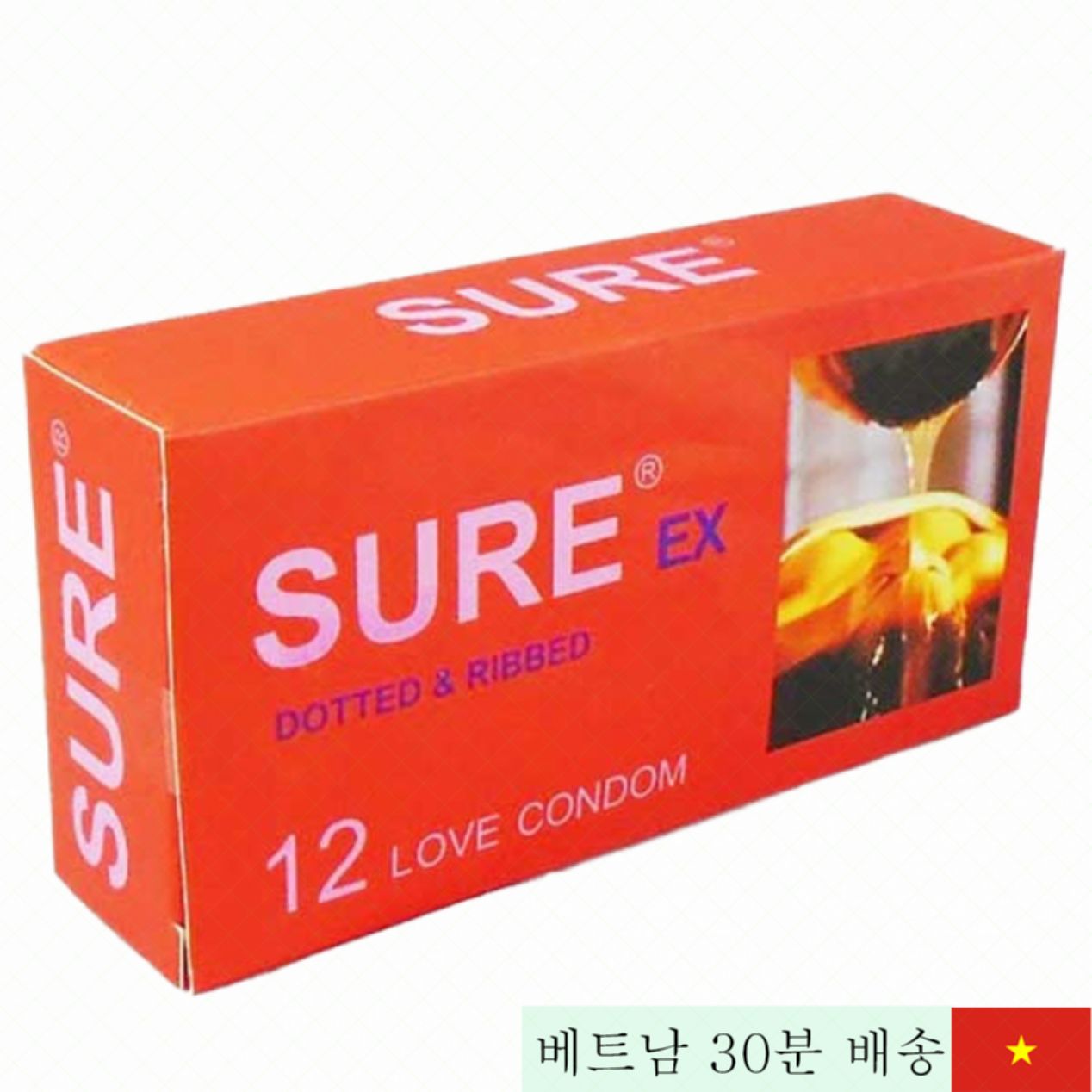 수어레드 페퍼민트 향 연장용 콘돔 52mm 12개입 