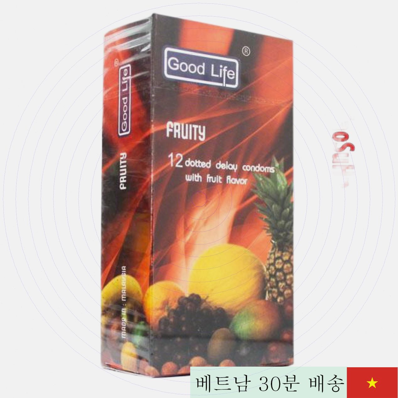 Good Life Fruity 과일향 콘돔 여성 고객 인기 