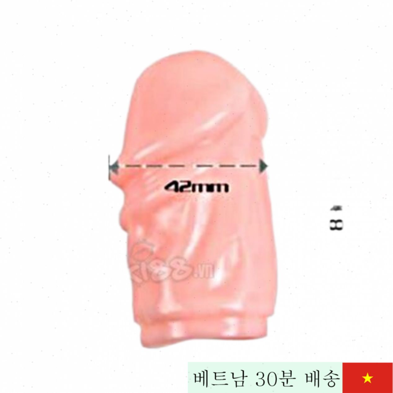 남성용 감각 증진 실리콘 음경커버 부드럽고 쾌감 상승 