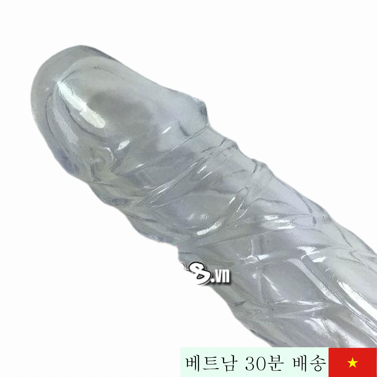 투명 실리콘 음경 슬리브 길이 연장 쾌감 극대화 