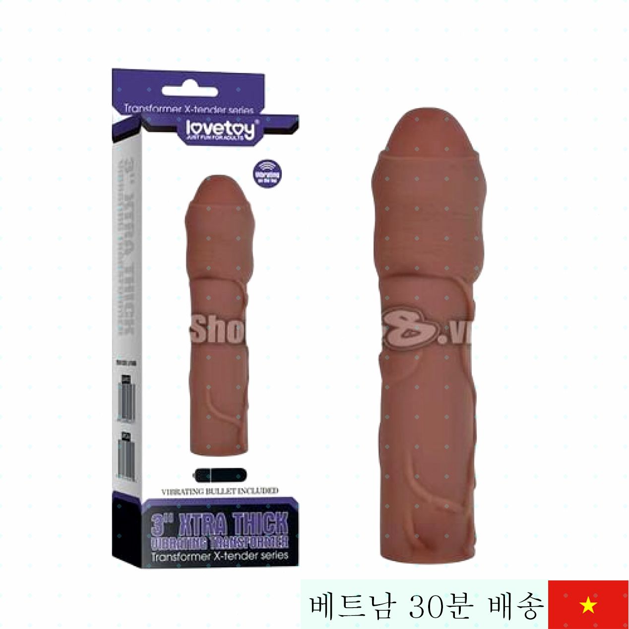 미국 베스트셀러 6cm 부드러운 진동 콘돔 