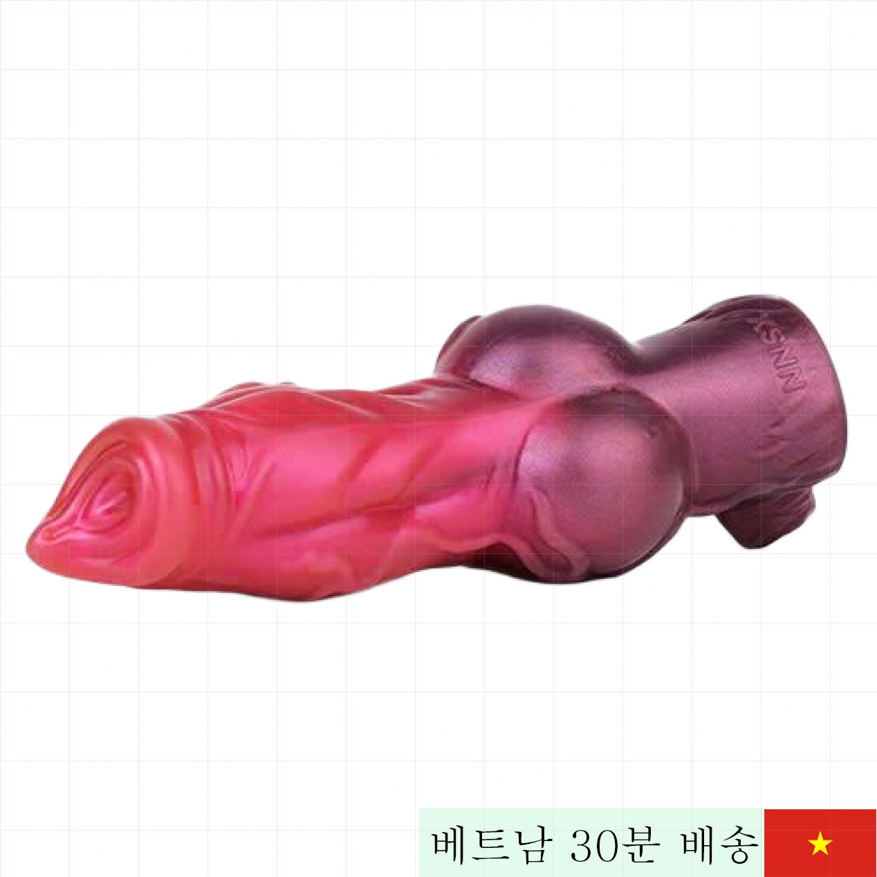 FAAK Red Eye 실리콘 콘돔 길이굵기 조절 쾌감 극대화 