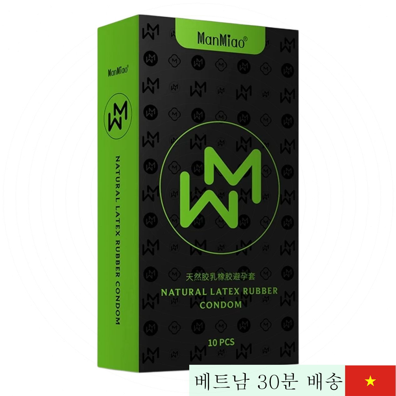 맨미아 천연 고무 콘돔 내구성 강하고 얇은 타입 