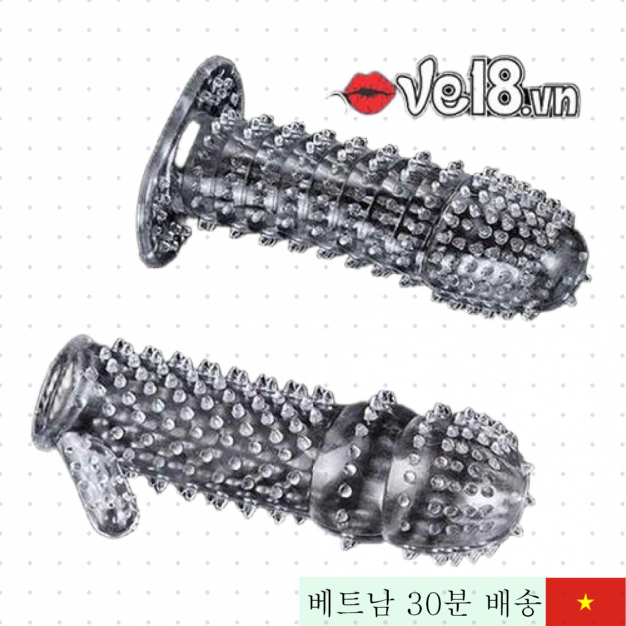 투명 슈퍼 가시 돌기 콘돔 독특한 디자인 쾌감 극대화 필수 