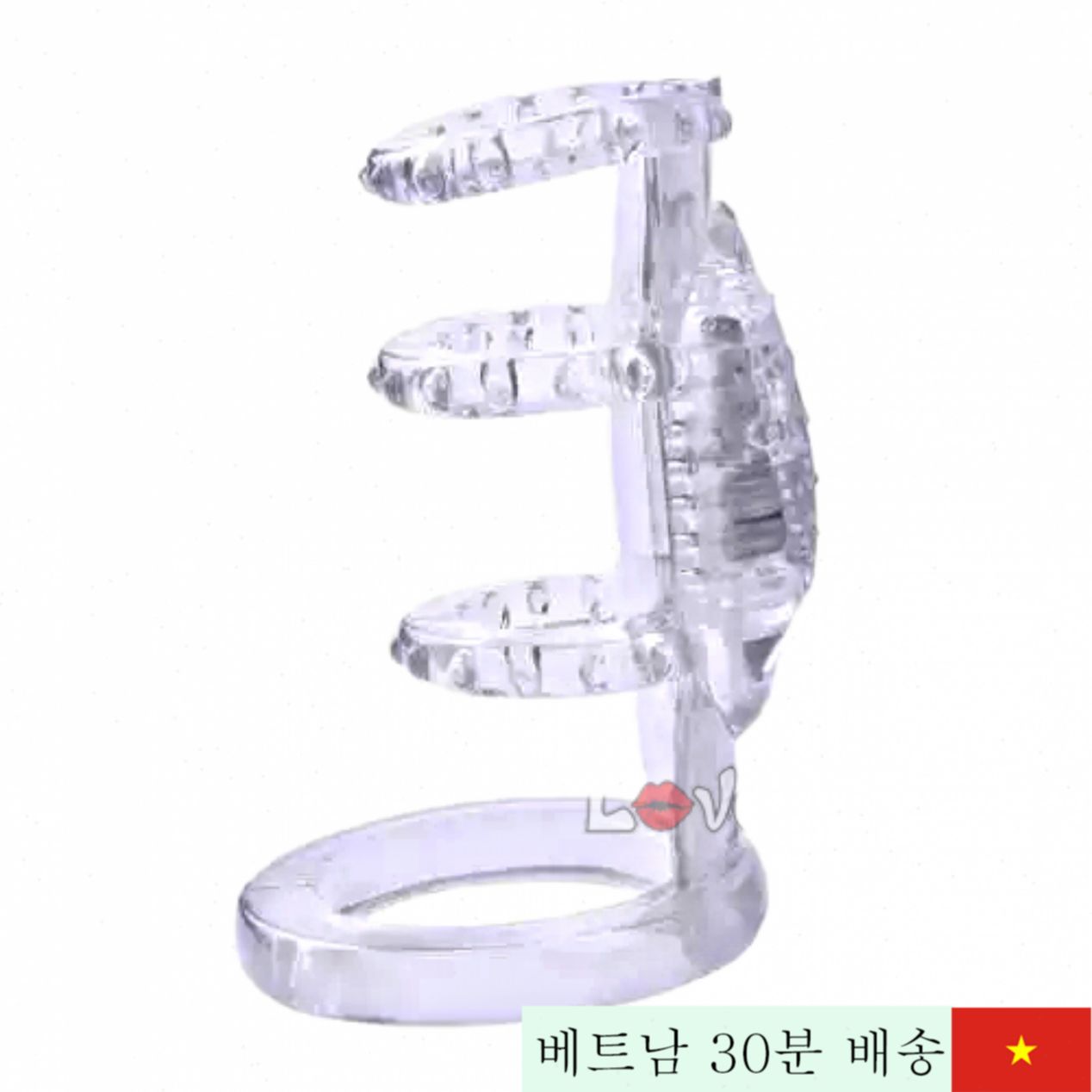 3링 진동 콘돔 Khúc Đôn Dương, 강력 진동과 편안 착용 