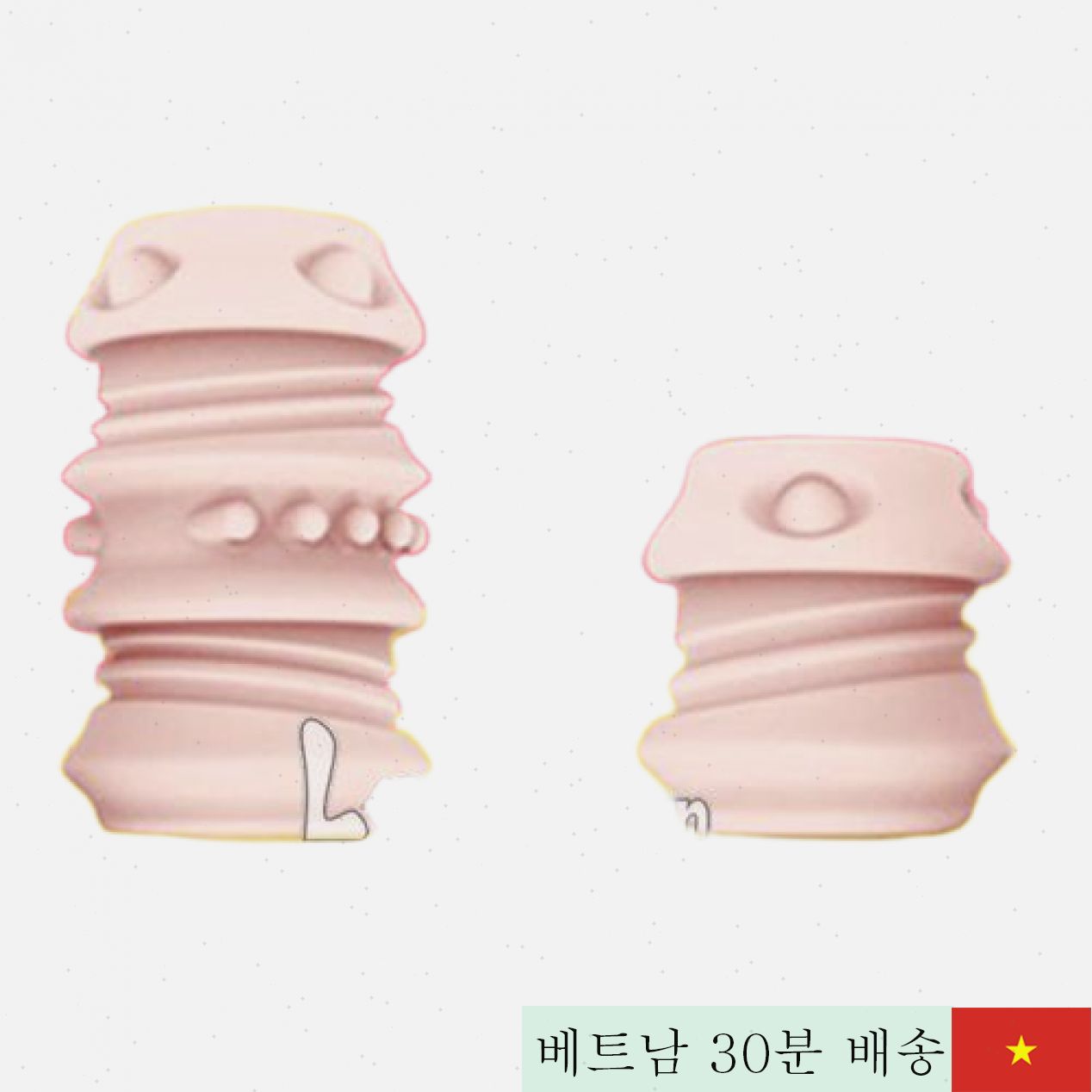 BD10F 실리콘 돌기 음경 확장기 남성용 강력 효과 