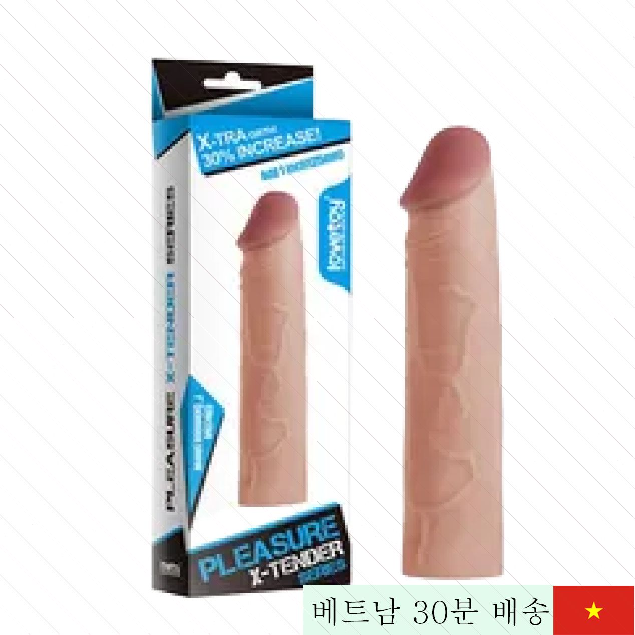 Lovetoy 정품 딜도 콘돔, 신선한 체험과 극대 자극 