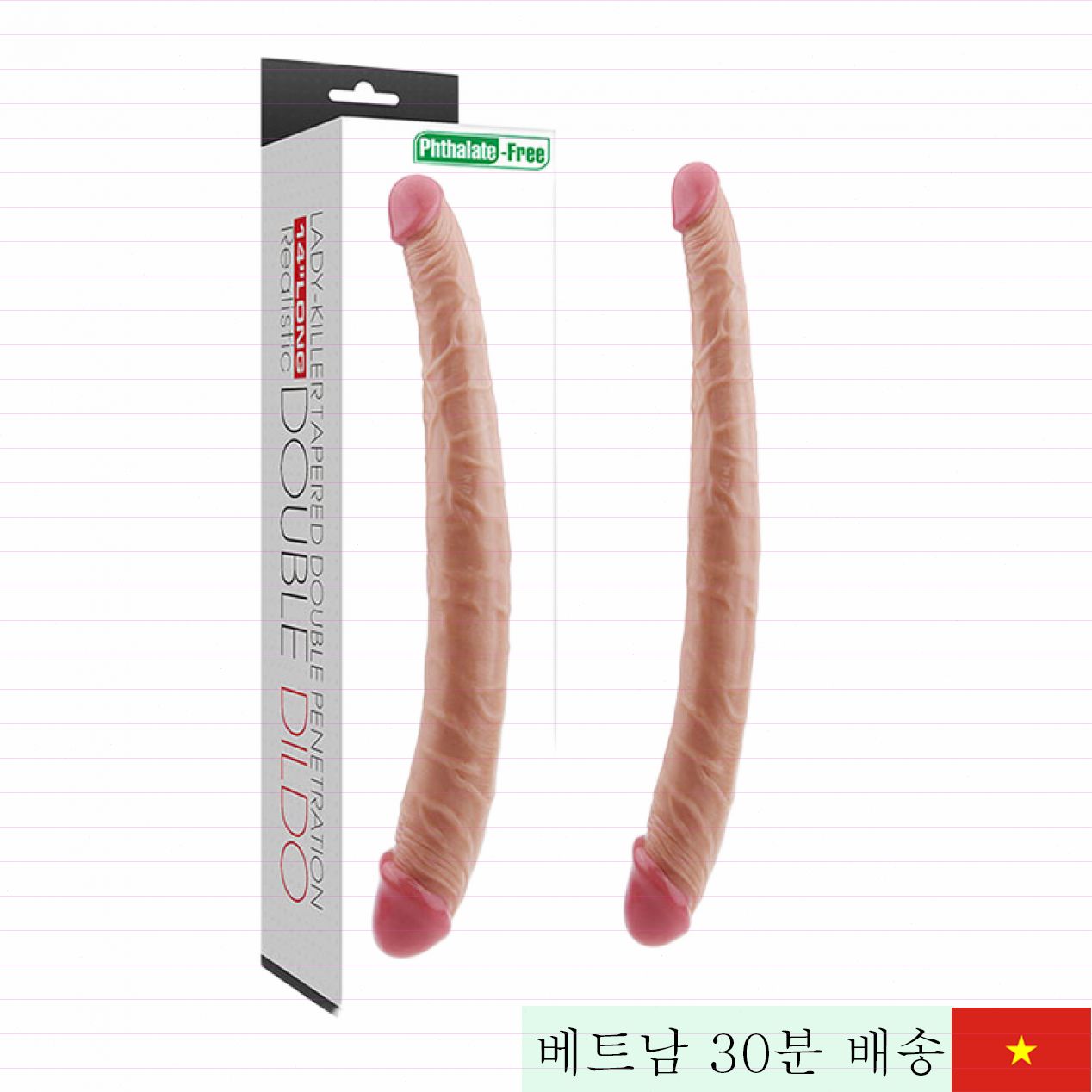 실리콘 방수 동성애 커플용 양방향 진동 딜도 40cm 