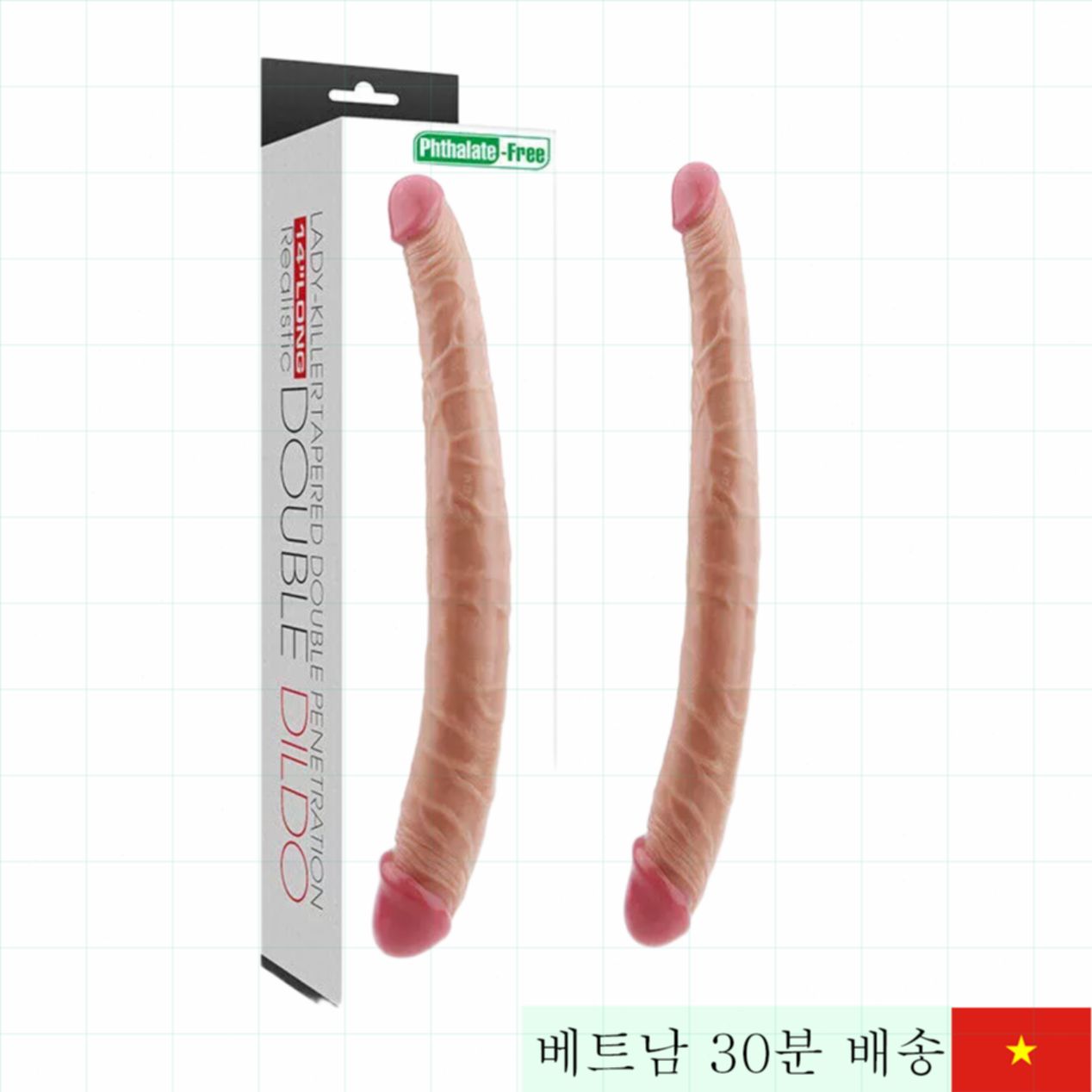 러브토이 더블 딜도 이중 끝 실리콘 커플용 성인용품 