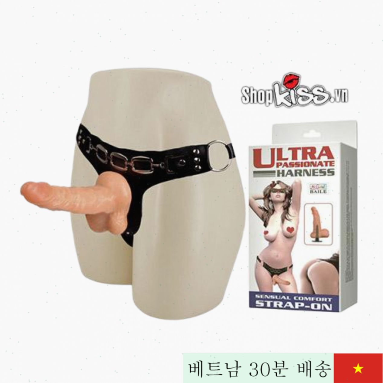 레즈비언 맞춤 소형 스트랩온 17cm 부드러운 PVC 재질 