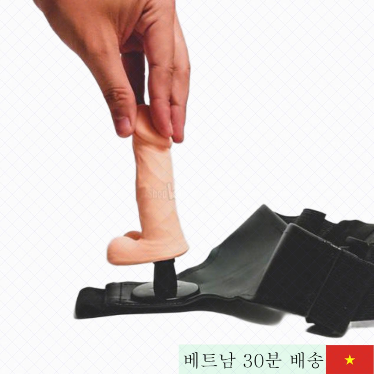 부드러운 2개 세트 동성애용 스트랩온 실리콘 섹스토이 