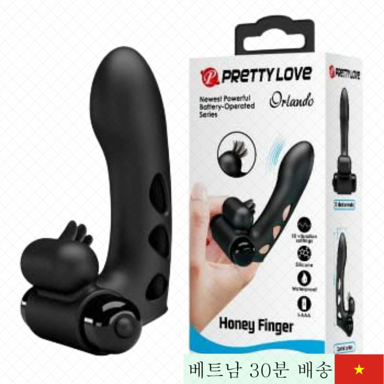 프리티러브 올랜도 10단계 진동 연인용 쾌감 자극기 