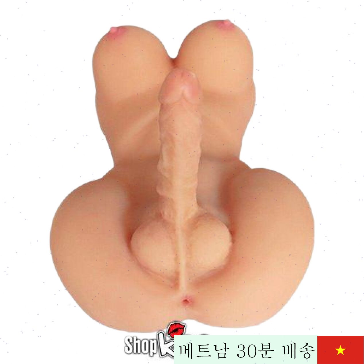 레즈비언 레이디맨 반신 섹시 인형 고급 모형 