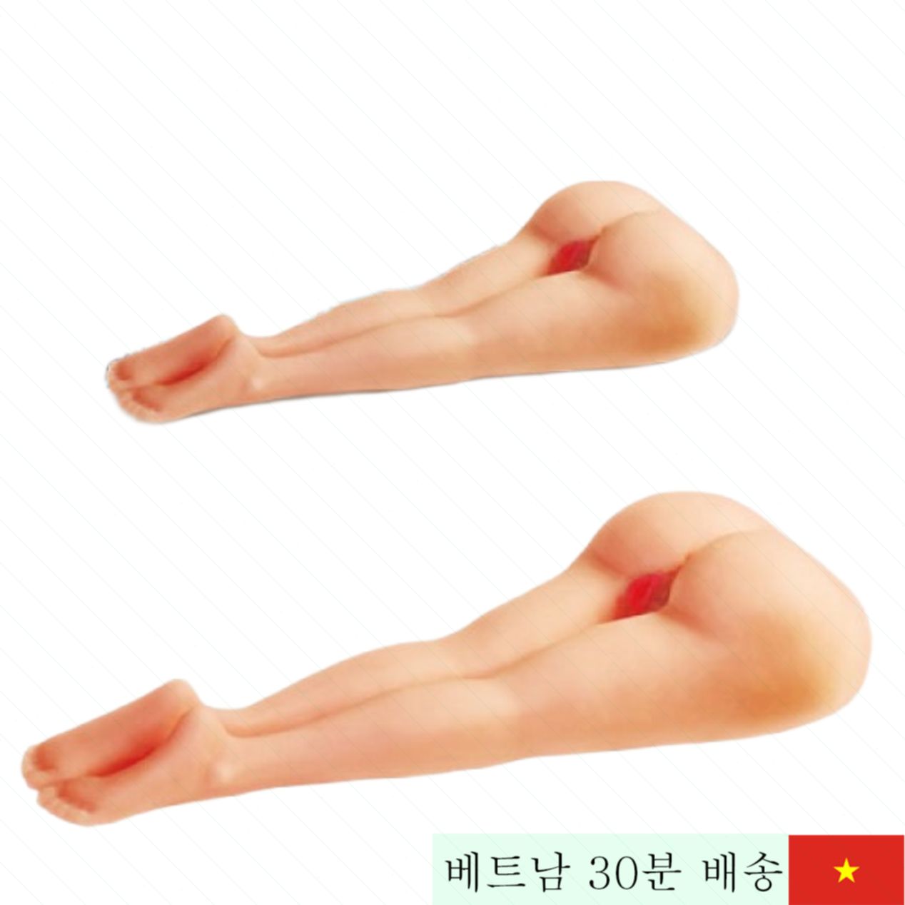 Passion Lady 80cm 실리콘 반신 섹스돌 2홀 진동 커플용 