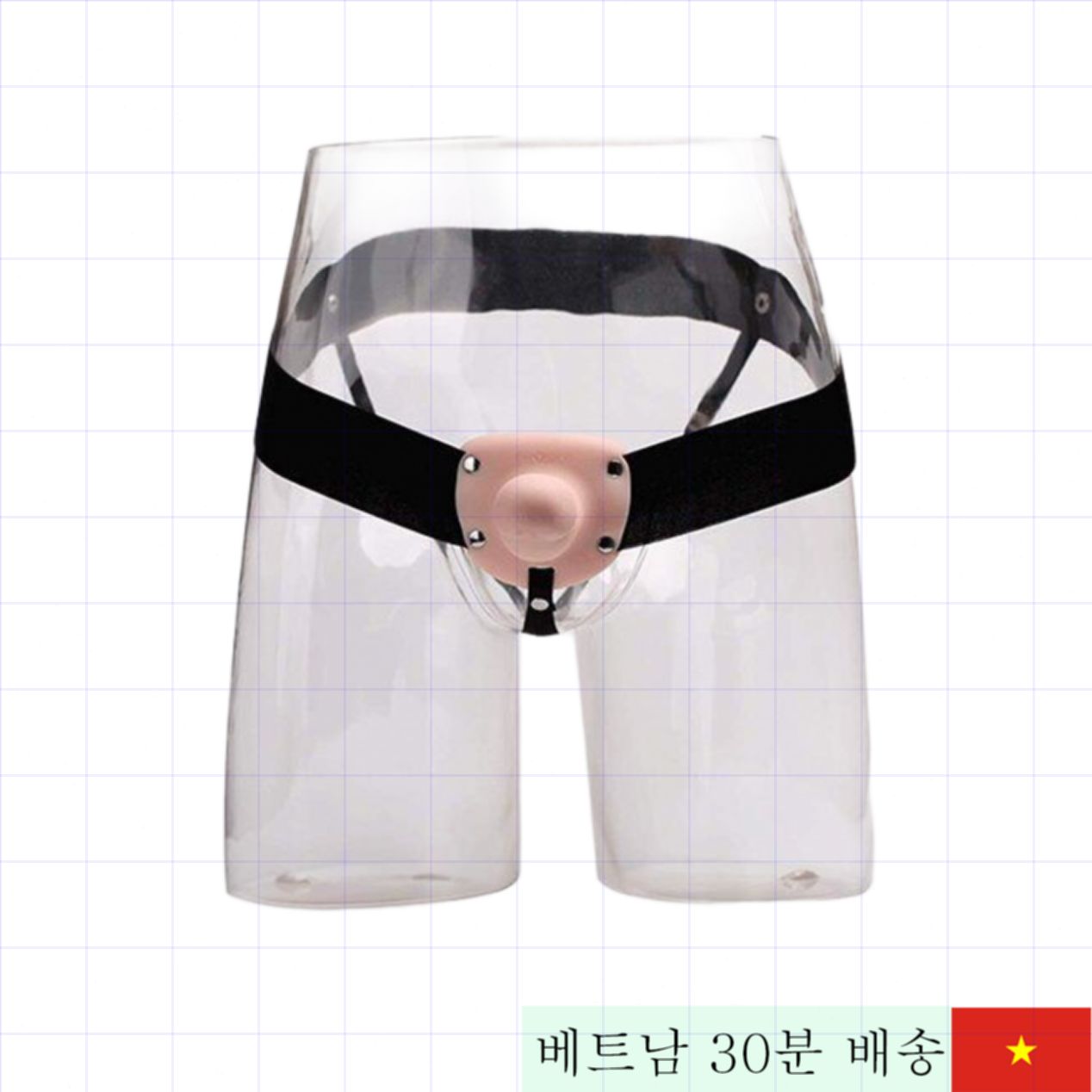 베트남 남성용 실리콘 중간 사이즈 유연한 착용용 성기 