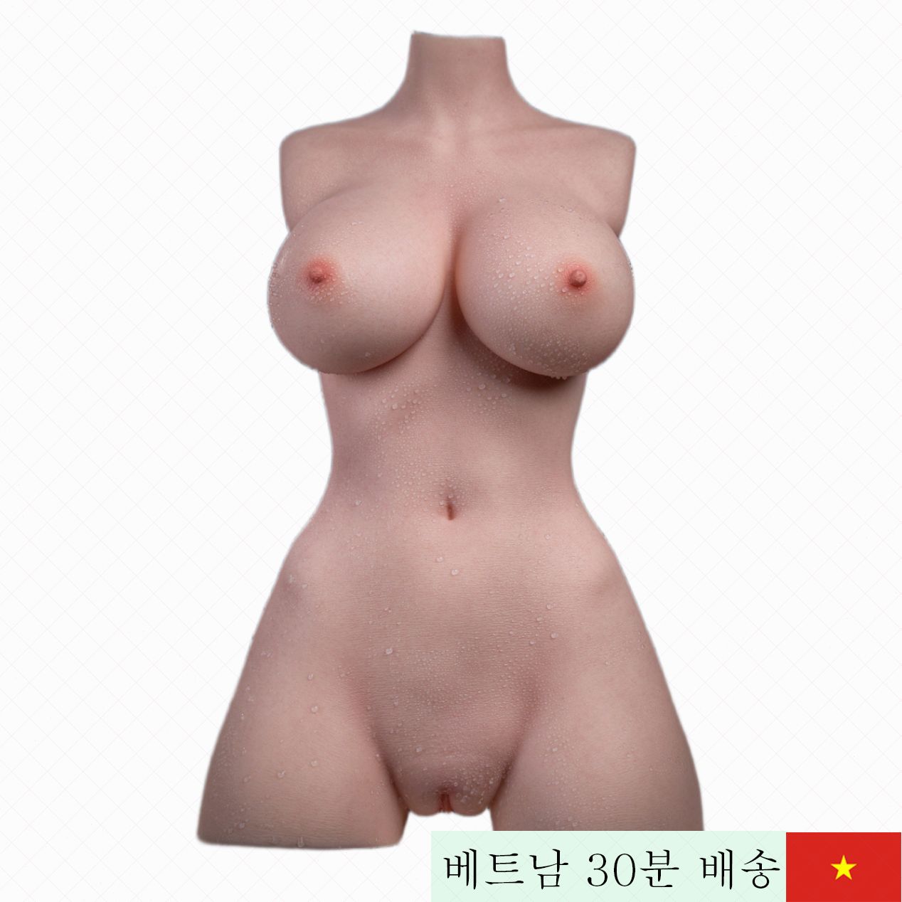 Megan Irontech 115kg 백금 실리콘 상반신 섹시 인형 