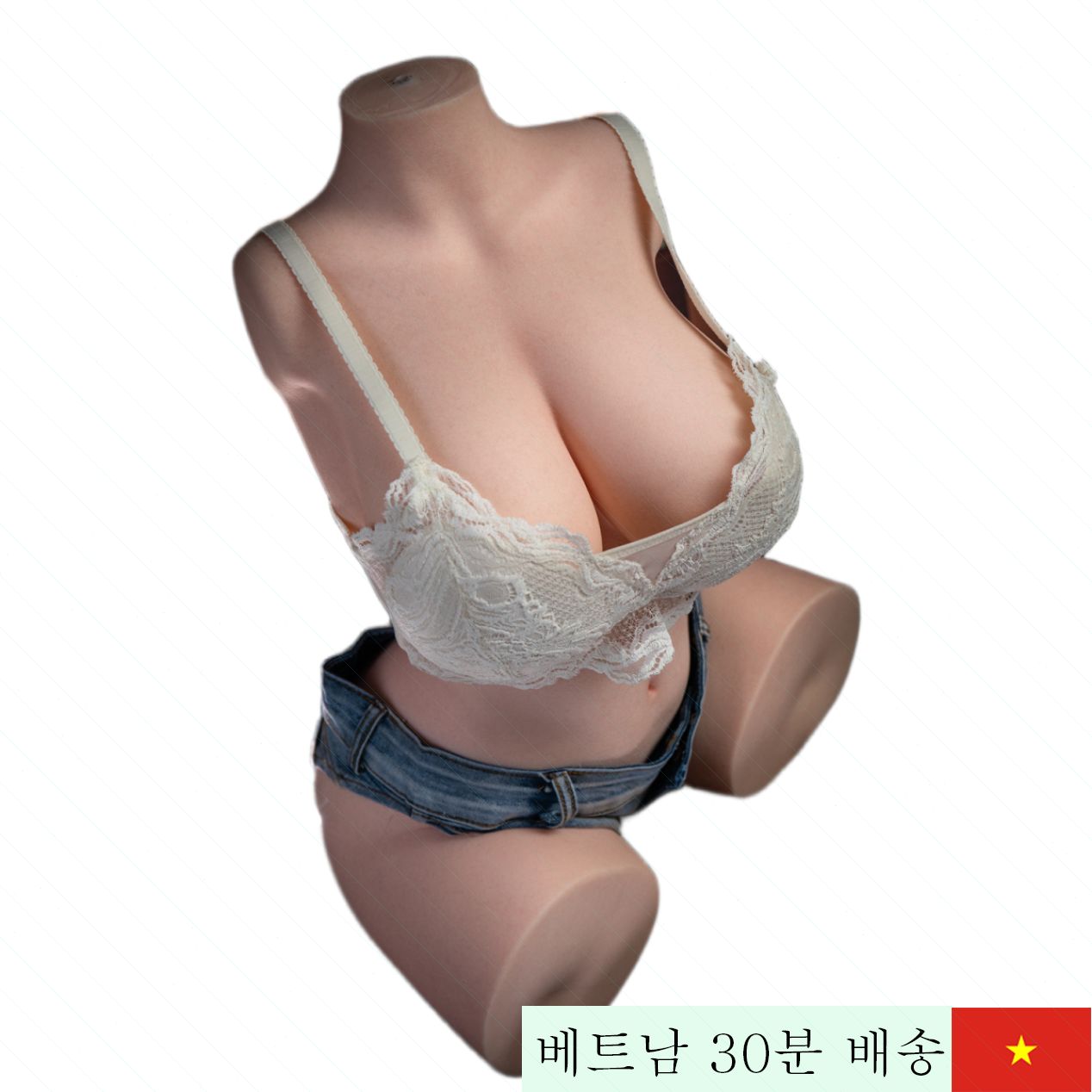 실리콘 백금 반신 성인용 인형 55cm 사실적 디자인 