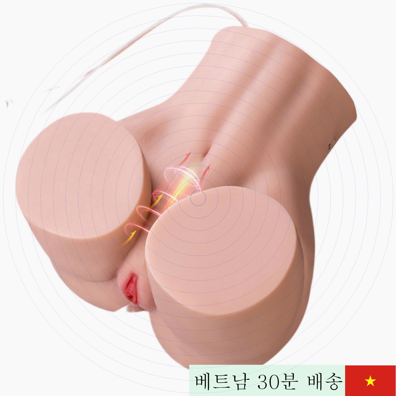 Xise 세크돌 토르소 9단 진동 쾌감 확대 