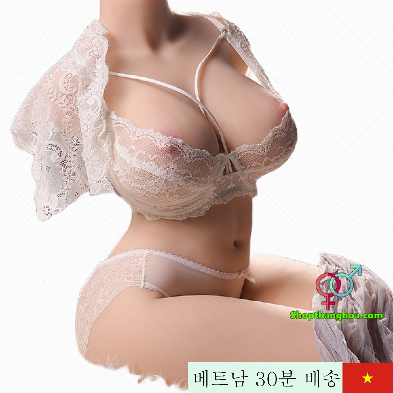 Toysheart Melusa 현실감 있는 반신 섹스 인형 