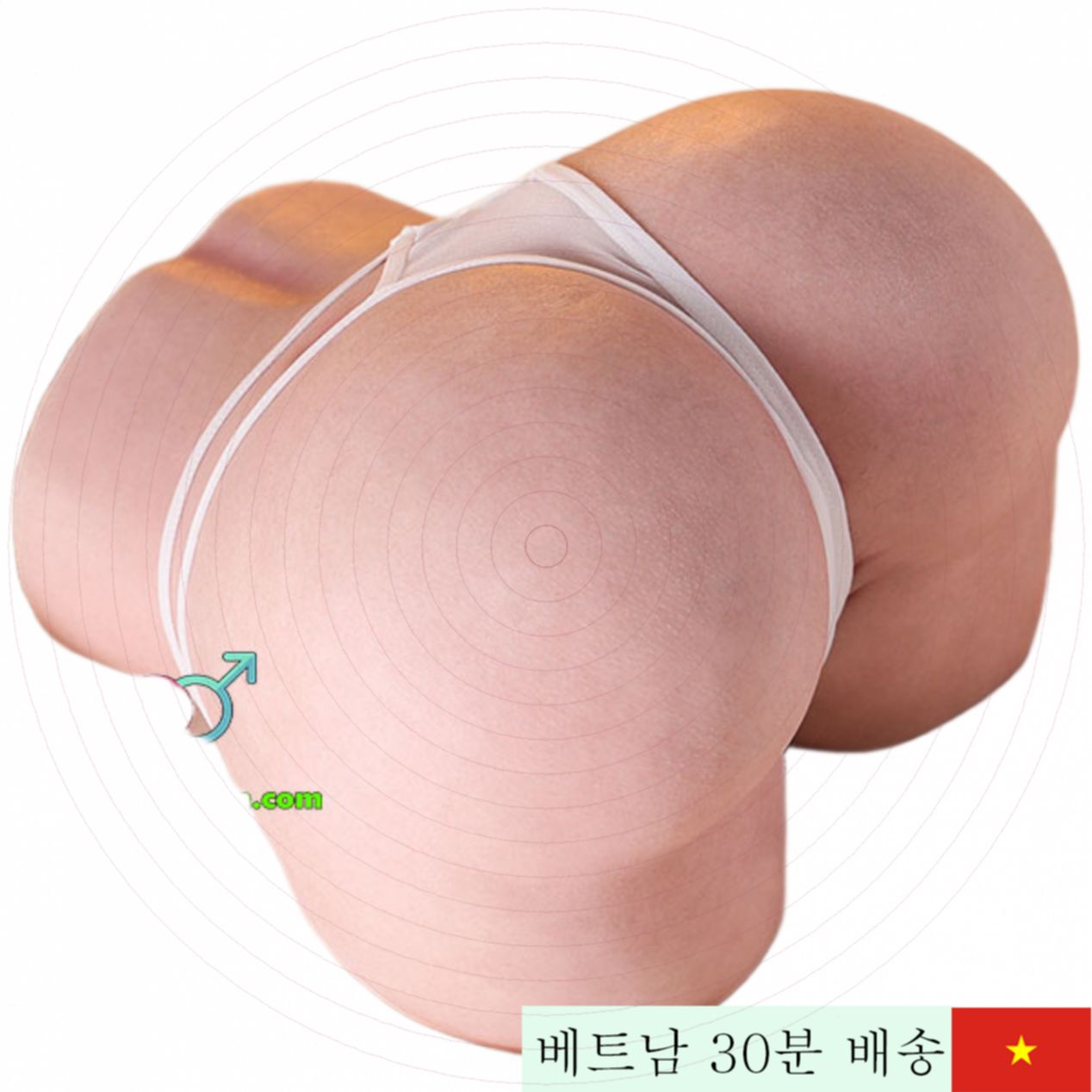 토이즈하트 BBBT005 실리콘 제모 포함 사실적 엉덩이 토이 