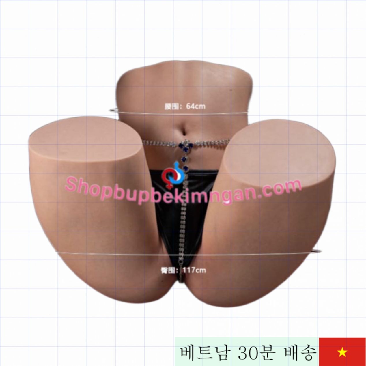 JD-8 17kg 리얼 고품질 실리콘 엉덩이 완벽 재현 