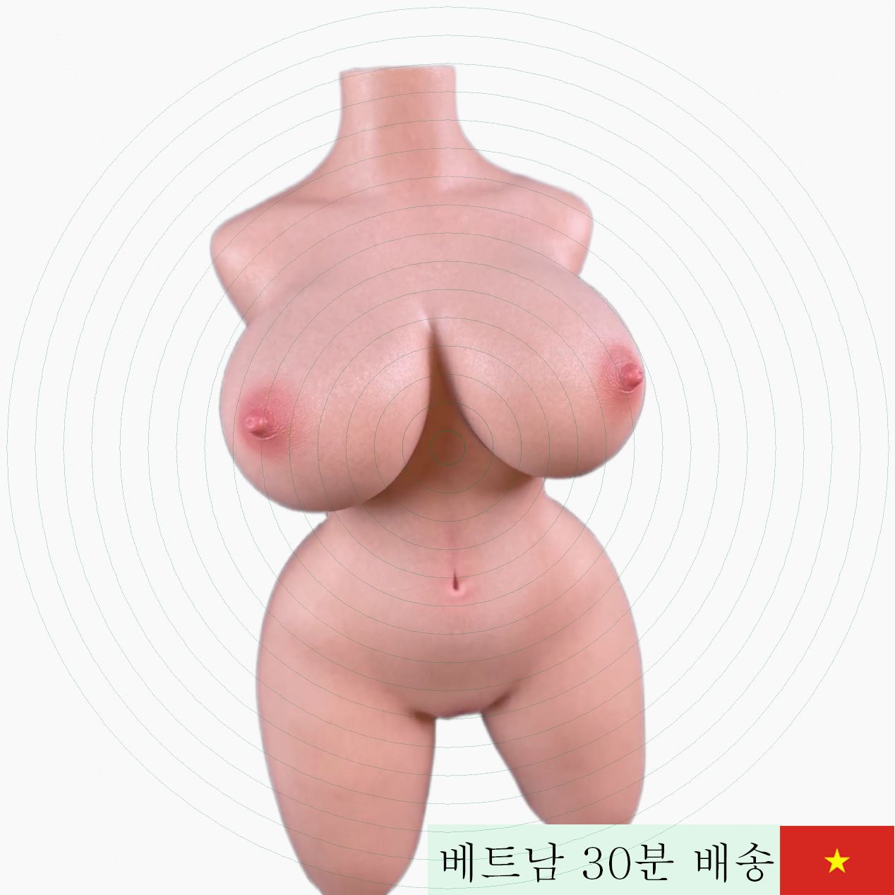 JP06 전신 실리콘 56cm 바스트 허리 힙 완벽 밸런스 