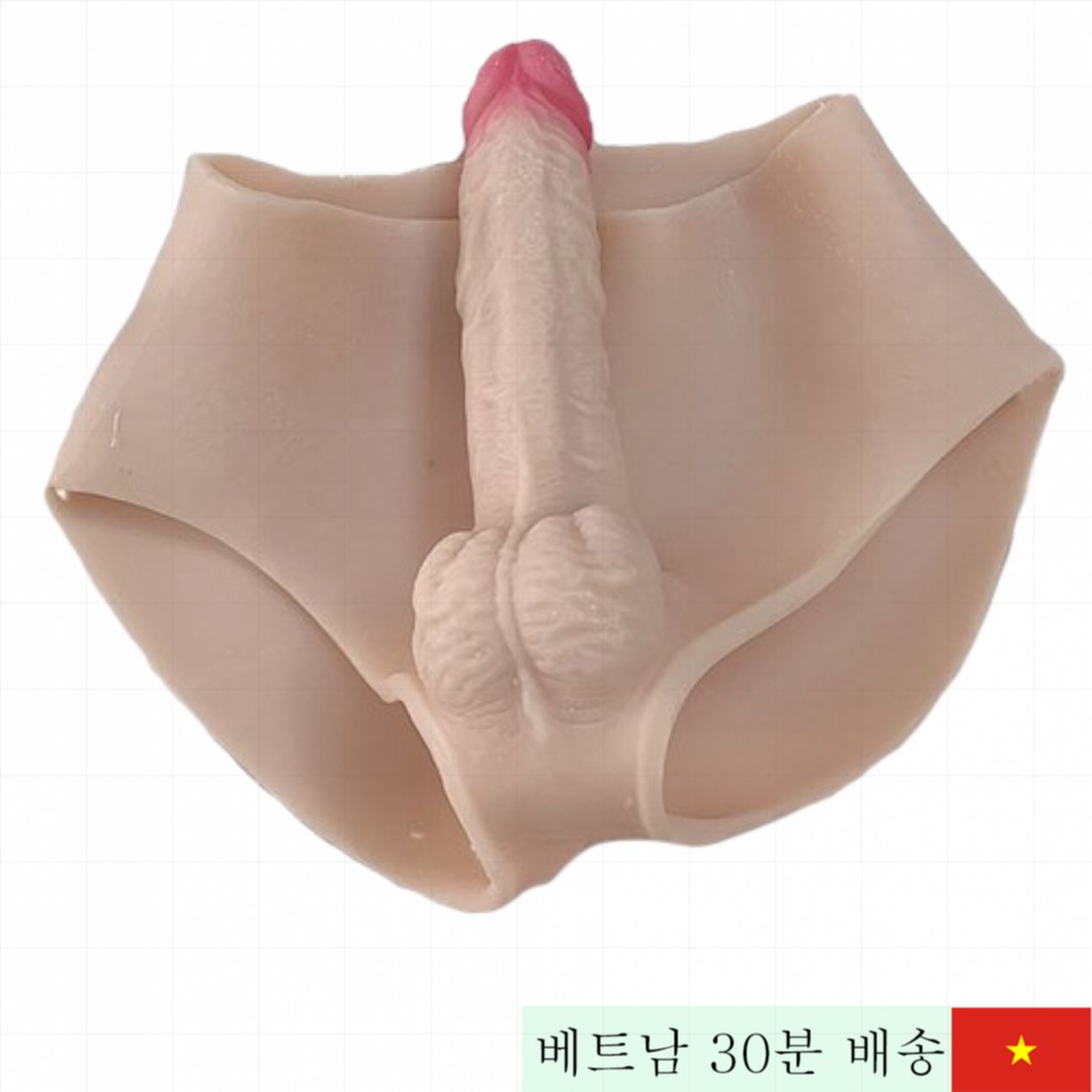 실리콘 초연질 딜도 남녀 겸용 착용형 현실감 우수 