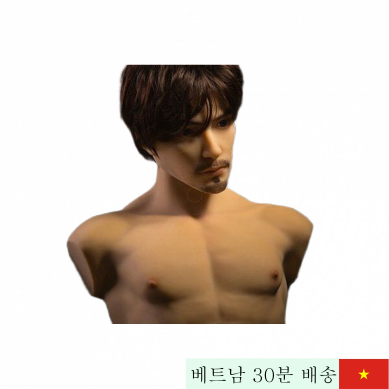 토마스 부분 바디 남성용 섹스 돌, 현실적 TPE 소재 